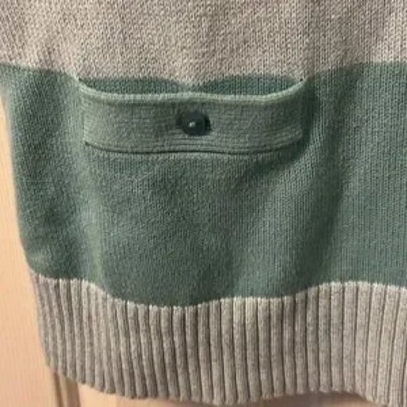 PENDLETON light teal striped sweater size XL - Picture 5 of 5